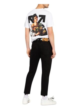 Off-White Slim Fit Jeans Herren, Schwarz