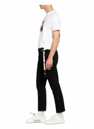 Off-White Slim Fit Jeans Herren, Schwarz