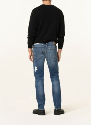 True Religion Jeans Rocco Relaxed Skinny Jeans Herren, Blau