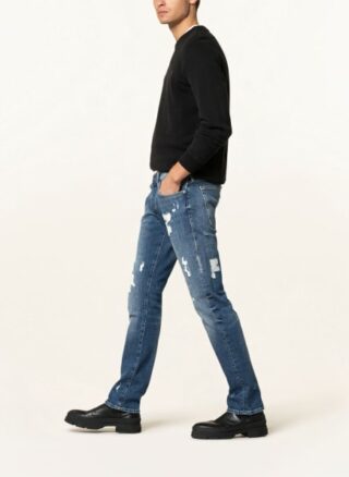 True Religion Jeans Rocco Relaxed Skinny Jeans Herren, Blau