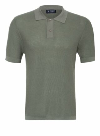 Hackett London Strick-Poloshirt Herren, Grün