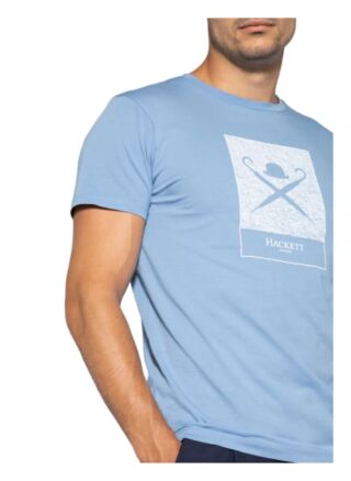 Hackett London T-Shirt Herren, Blau