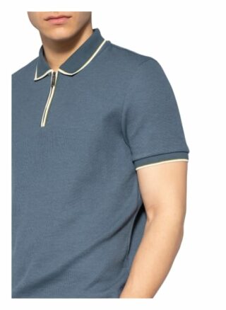 Ted Baker Sello Strick-Poloshirt Herren, Blau