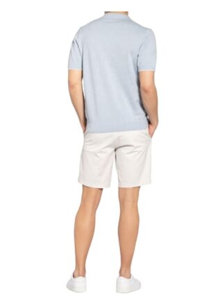 REISS Wilkie Strick-Poloshirt Herren, Blau