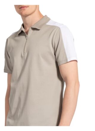 REISS Hackney Piqué-Poloshirt Herren, Beige