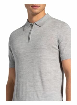 REISS Maxwell Jersey-Poloshirt Herren, Grau