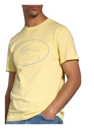 Lacoste T-Shirt Herren, Gelb