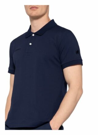 mammut Pique-Poloshirt Herren, Blau