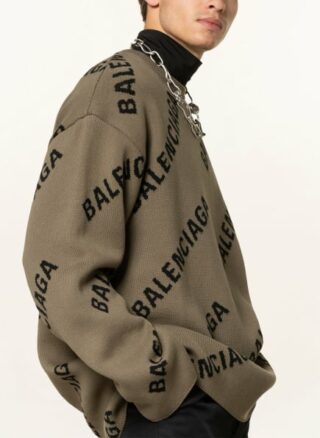Balenciaga Oversized-Pullover Herren, Beige