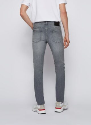 Boss charleston4 Slim Fit Jeans Herren, Silber