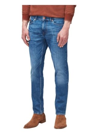 7 For All Mankind Ronnie Skinny Jeans Herren, Blau