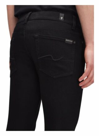 7 For All Mankind Ronnie Eco Skinny Jeans Herren, Schwarz