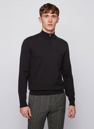 Boss Padro L Pullover Herren, Schwarz