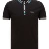 Boss Paule 5 Poloshirt Herren, Schwarz