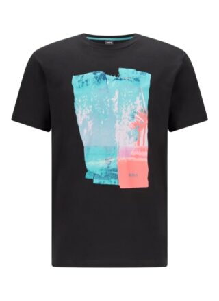 Boss Tepastel T-Shirt Herren, Schwarz