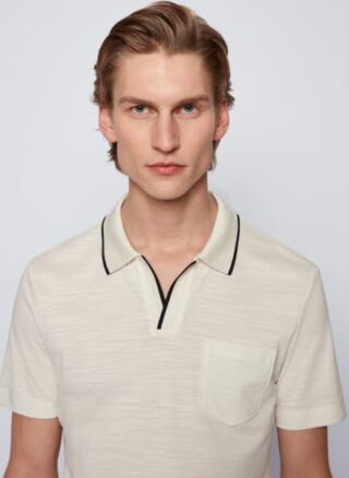 Boss Pye 10 Poloshirt Herren, Weiß
