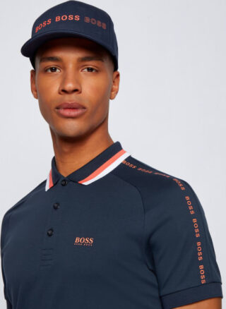Boss Paule 2 Poloshirt Herren, Blau