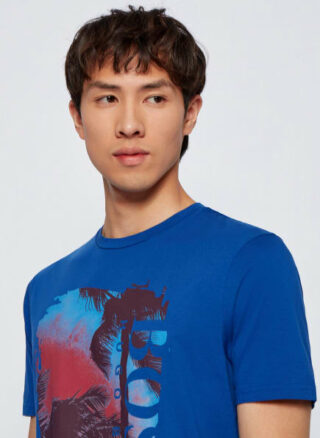 Boss Tsummery T-Shirt Herren, Blau