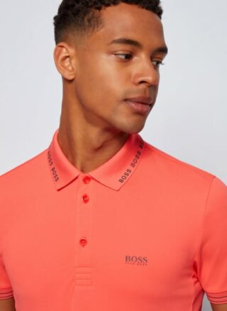 Boss Paule Poloshirt Herren, Rot