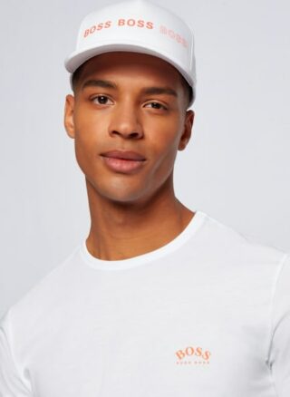Boss Tee Curved T-Shirt Herren, Weiß