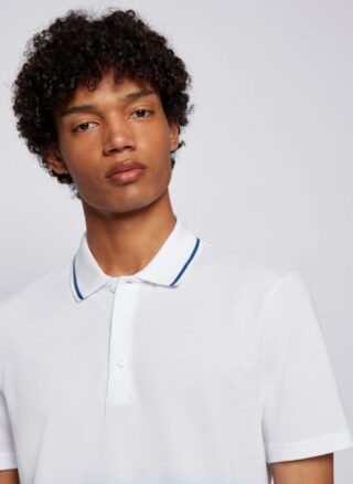 Boss Pegrade Poloshirt Herren, Weiß