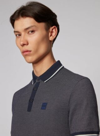 Boss Partey Poloshirt Herren, Blau