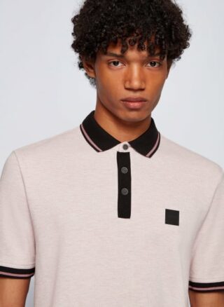 Boss Partey Poloshirt Herren, Pink