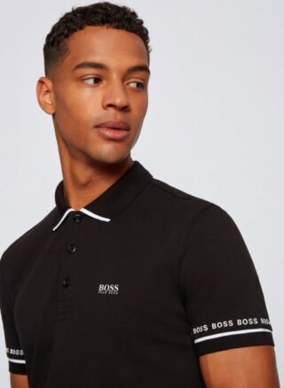 Boss Paddy 1 Poloshirt Herren, Schwarz
