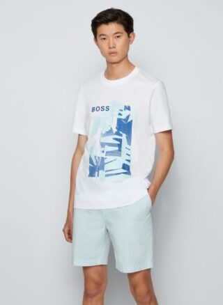 Boss Tiburt 245 T-Shirt Herren, Weiß