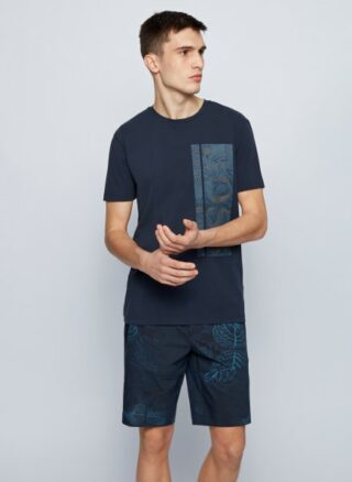 Boss Tee 10 T-Shirt Herren, Blau