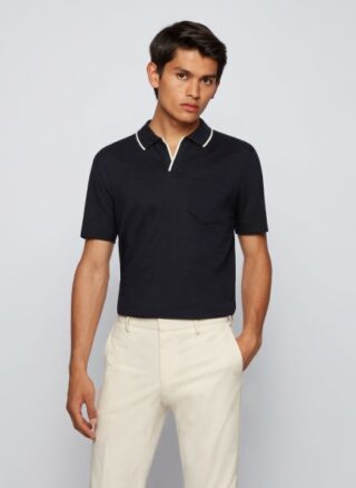 Boss Pye 10 Poloshirt Herren, Blau