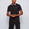 Boss Paule 2 Poloshirt Herren, Schwarz