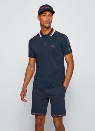 Boss Paule 2 Poloshirt Herren, Blau