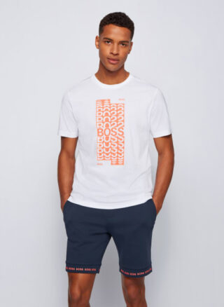 Boss Tee 1 T-Shirt Herren, Weiß