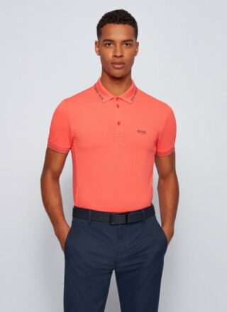 Boss Paule Poloshirt Herren, Rot
