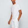 Boss Tee Curved T-Shirt Herren, Weiß