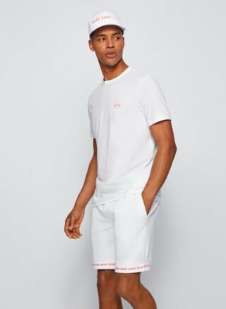 Boss Tee Curved T-Shirt Herren, Weiß