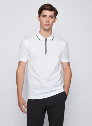 Boss Polston 22 Poloshirt Herren, Weiß