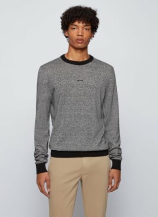 Boss Akarig Pullover Herren, Schwarz