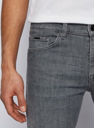 Boss delaware3 1 Slim Fit Jeans Herren, Grau