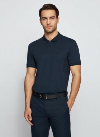 Boss Paule 3 Poloshirt Herren, Blau
