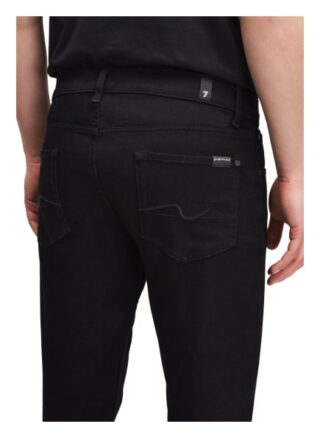 7 For All Mankind Slimmy Slim Fit Jeans Herren, Schwarz