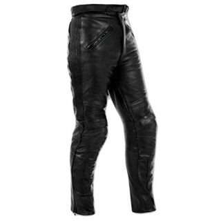 A-Pro Lederhose Motorrad Sport, Schwarz