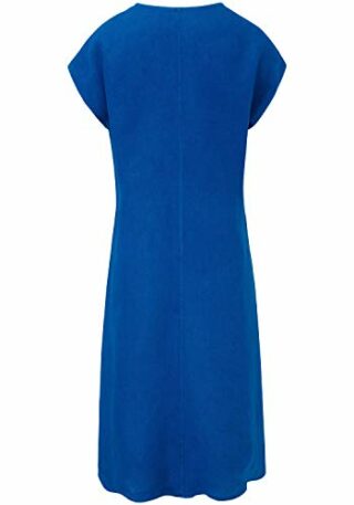 ANNA AURA Abendkleid aus Leinen, Blau