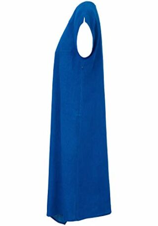 ANNA AURA Abendkleid aus Leinen, Blau