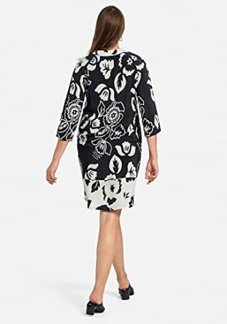 ANNA AURA Abendkleid mit 3/4-Arm, Schwarz