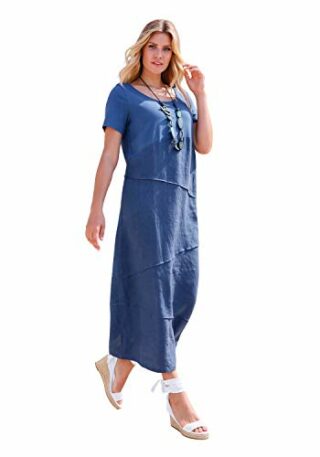 ANNA AURA Abendkleid mit Halbarm, Blau