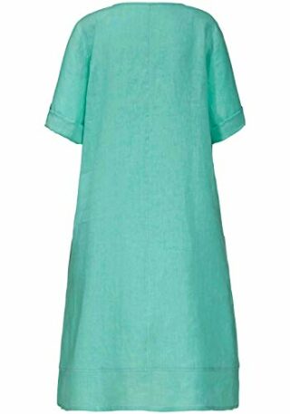 ANNA AURA Leinenkleid mit 3/4-Arm, Grün