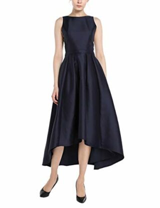 APART Abendkleid, Cocktailkleid mit Rundhalsausschnitt, Blau