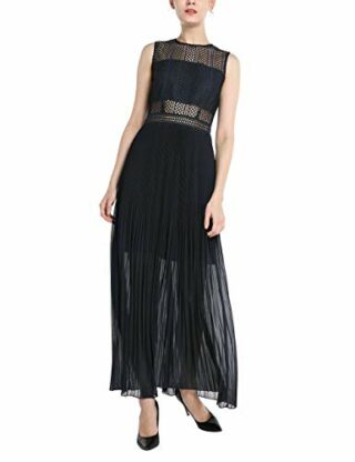 APART Abendkleid, Maxikleid mit Spitze, Blau